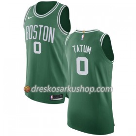 Muški NBA Dres Boston Celtics Jayson Tatum 0 Nike 2017-18 Zelena Swingman